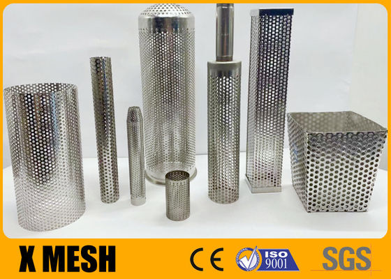 Tidak Ada Karat Berlubang Metal Mesh Filter 304 316 316l Stainless Steel