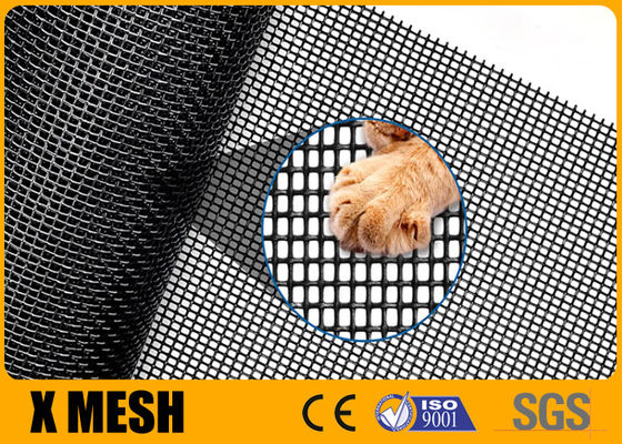 100m Panjang Pet Resistant Screen Dengan 30% PVC Dan 0,18mm Untuk 0,4mm Wire Diameter