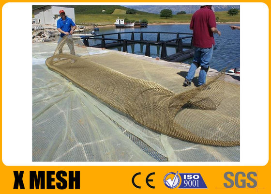 3.5mm Woven Wire Mesh 35mm X 35mm Ukuran pembukaan Untuk produksi ikan