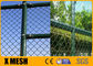 Stadion Kekuatan Tinggi Galvanized Chain Link Fence 2.0mm Post Rail Thickness 3X3