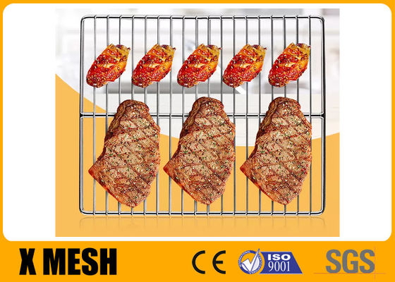 Food Grade Stainless Steel Barbecue Wire Mesh Grill Untuk Memanggang Roti