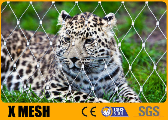 7X19 Type SS316L Zoo Wire Mesh Untuk Kandang Hewan Tahan Karat