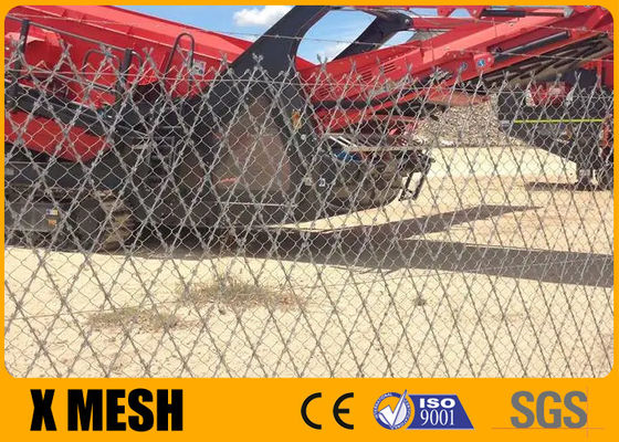2.0m Welded Razor Concertina Wire Mesh 100mmx200mm Pembukaan Untuk Bidang iter