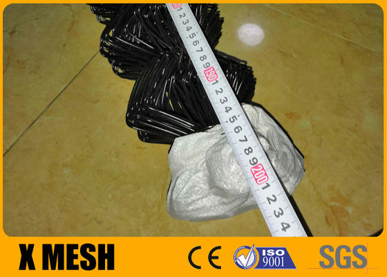 9 Gauge Black Vinyl Chain Link Mesh Anggar ISO9001 Pemeliharaan Rendah