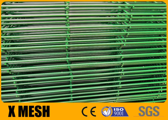 Wire Dia 5mm Metal Mesh Anggar RAL 6005 Panel Pagar 3d Hijau