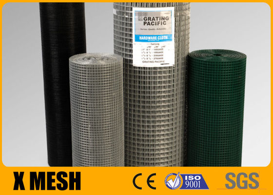 2 &quot;X2&quot; Galvanis 304 Stainless Steel Wire Mesh Roll ASTM A580 15Ga