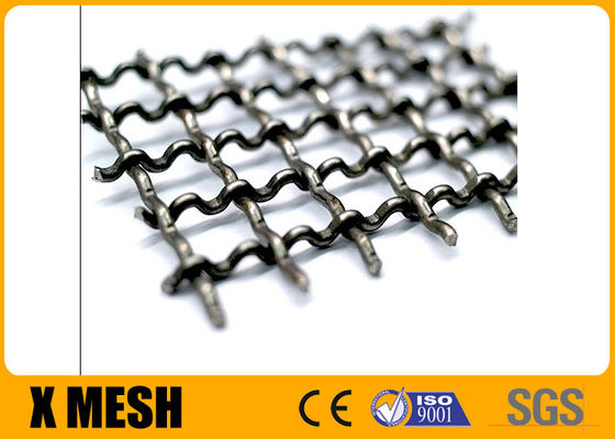 38mm Lubang Double Crimped Wire Mesh Screen ASTM A227 Standar