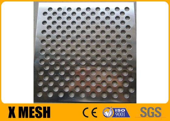 2.44m Panjang Berlubang Stainless Steel Mesh Round Shape Metal Untuk Dekorasi Dinding