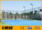 3.0mm Galvananized PVC Coated Cyclone Chain Wire Fencing Panel Di Lapangan Tenis