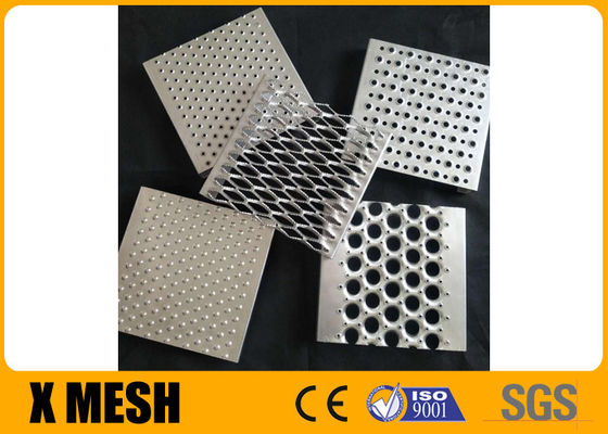 Aluminium Dan Karbon Ringan Punched Galvanized Walkway Grating Welded