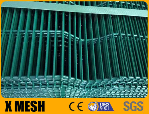 Green Powder Coated Anti Climb Mesh Pagar Keamanan Tinggi 358 Anti Cut Penjara Mesh Untuk Industri