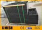 Kawat 4mm Lebar 3m Anti Climb Mesh Fence PVC Coated RAL 9005