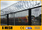 Penjara 8Ga Pagar Dilapisi Bubuk Hitam EN 10223 Keamanan Tinggi