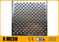 2.44m Panjang Berlubang Stainless Steel Mesh Round Shape Metal Untuk Dekorasi Dinding